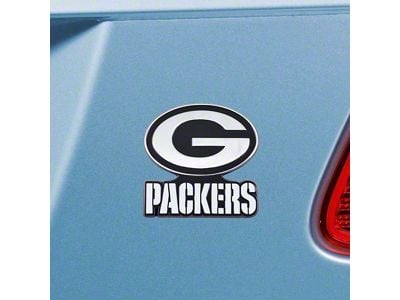 Green Bay Packers Emblem; Chrome (Universal; Some Adaptation May Be Required)