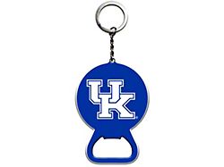 Keychain Bottle Opener with University of Kentucky Logo; Blue