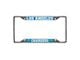 License Plate Frame with Los Angeles Chargers Logo; Blue (Universal; Some Adaptation May Be Required)