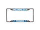 License Plate Frame with Oklahoma City Thunder Logo; Chrome (Universal; Some Adaptation May Be Required)