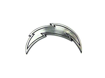 Los Angeles Chargers Molded Emblem; Chrome (Universal; Some Adaptation May Be Required)