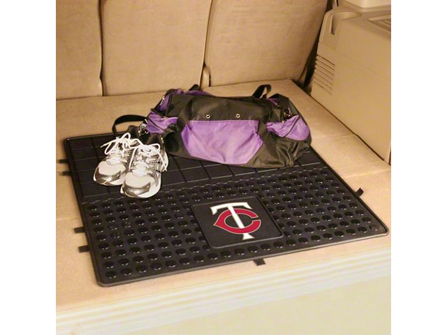Molded Trunk Mat with Minnesota Twins Logo (Universal; Some Adaptation May Be Required)