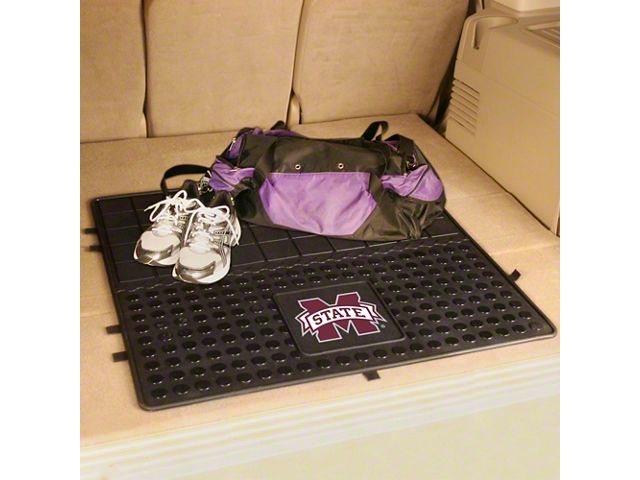 Molded Trunk Mat with Mississippi State University Logo (Universal; Some Adaptation May Be Required)