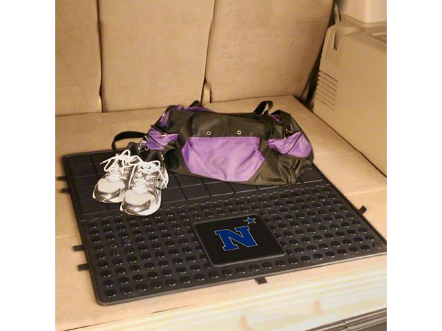 Molded Trunk Mat with Navy Logo (Universal; Some Adaptation May Be Required)