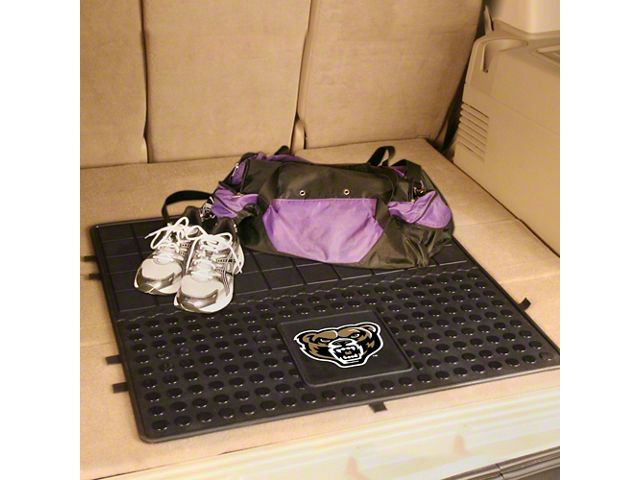 Molded Trunk Mat with Oakland University Logo (Universal; Some Adaptation May Be Required)