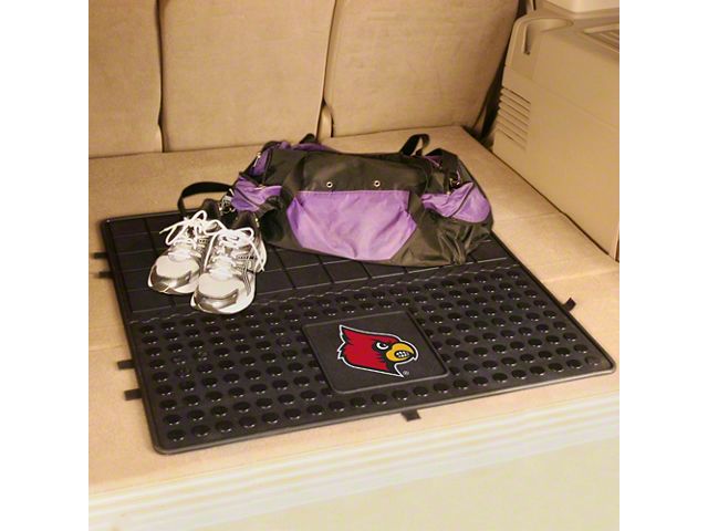 Molded Trunk Mat with University of Louisville Logo (Universal; Some Adaptation May Be Required)