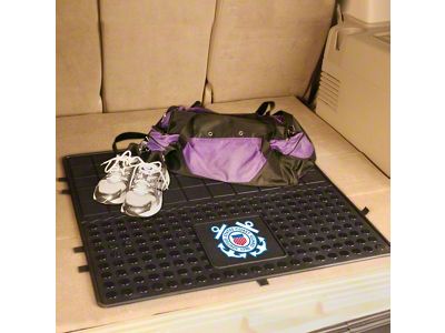 Molded Trunk Mat with U.S. Coast Guard Logo (Universal; Some Adaptation May Be Required)