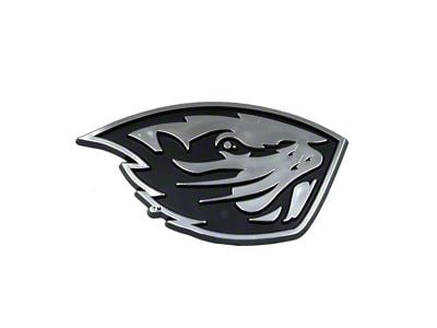 Oregon State University Molded Emblem; Chrome (Universal; Some Adaptation May Be Required)
