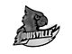 University of Louisville Molded Emblem; Chrome (Universal; Some Adaptation May Be Required)