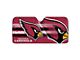 Windshield Sun Shade with Arizona Cardinals Logo; Red (Universal; Some Adaptation May Be Required)