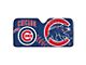 Windshield Sun Shade with Chicago Cubs Logo; Blue (Universal; Some Adaptation May Be Required)