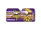 Windshield Sun Shade with Minnesota Vikings Logo; Purple (Universal; Some Adaptation May Be Required)