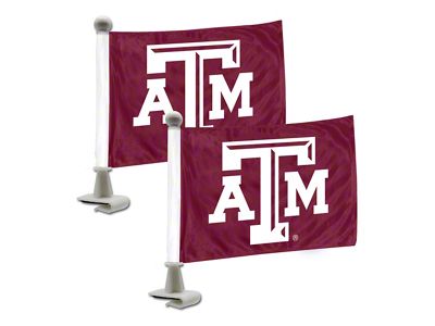 Ambassador Flags with Texas A&M University Logo; Red (Universal; Some Adaptation May Be Required)