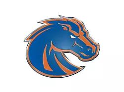 Boise State University Embossed Emblem; Blue and Orange (Universal; Some Adaptation May Be Required)