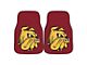 Carpet Front Floor Mats with University of Minnesota-Duluth Logo; Red (Universal; Some Adaptation May Be Required)