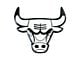 Chicago Bulls Emblem; Chrome (Universal; Some Adaptation May Be Required)