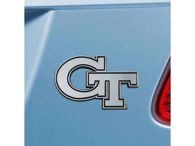 Georgia Tech Emblem; Chrome (Universal; Some Adaptation May Be Required)