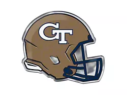 Georgia Tech Embossed Helmet Emblem; Gold (Universal; Some Adaptation May Be Required)