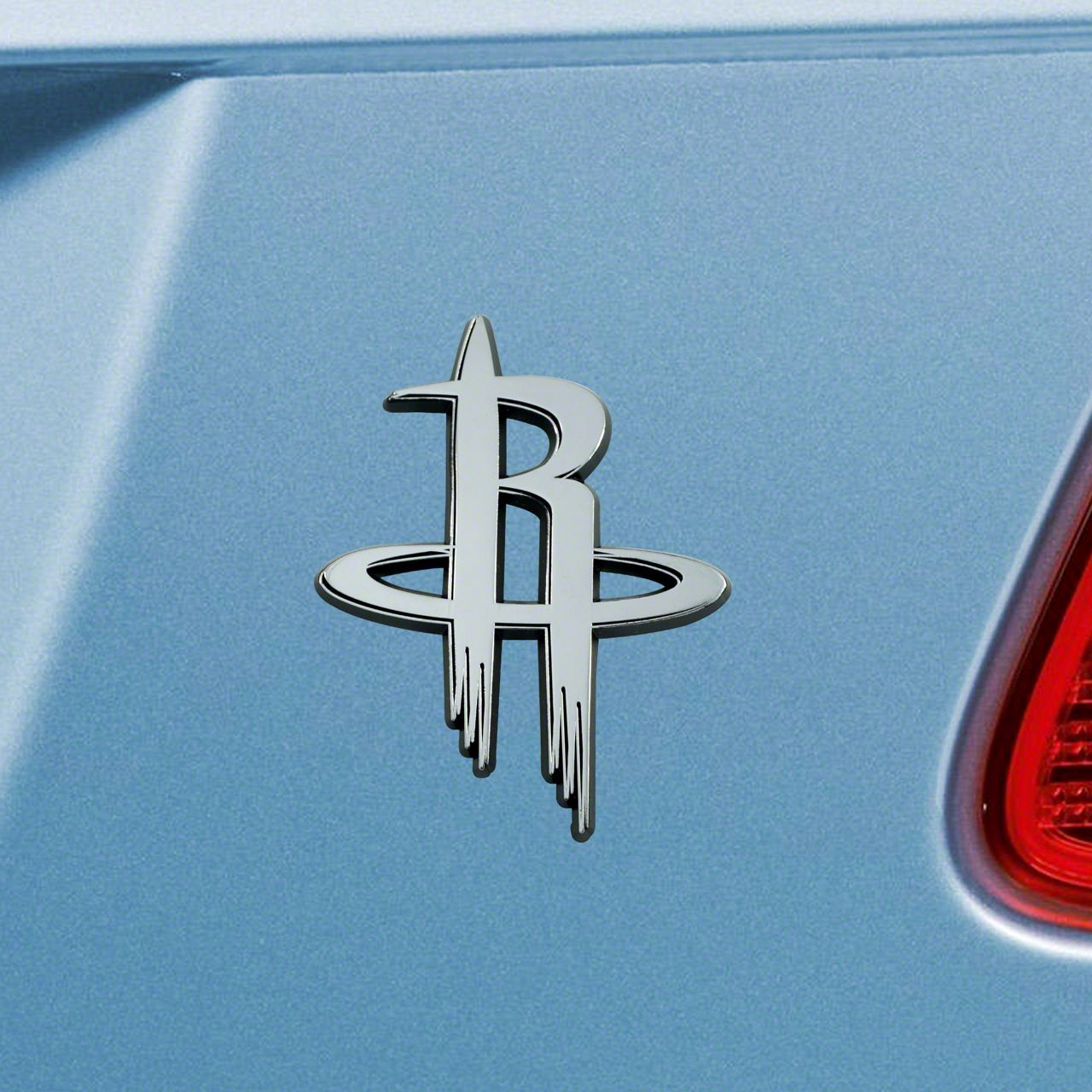 Mustang Houston Rockets Emblem; Chrome (Universal; Some Adaptation May ...