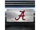 License Plate with University of Alabama Logo; Stainless Steel (Universal; Some Adaptation May Be Required)