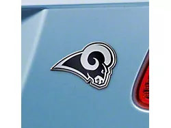 Los Angeles Rams Emblem; Chrome (Universal; Some Adaptation May Be Required)