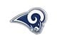 Los Angeles Rams Embossed Emblem; Blue (Universal; Some Adaptation May Be Required)
