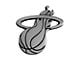 Miami Heat Emblem; Chrome (Universal; Some Adaptation May Be Required)
