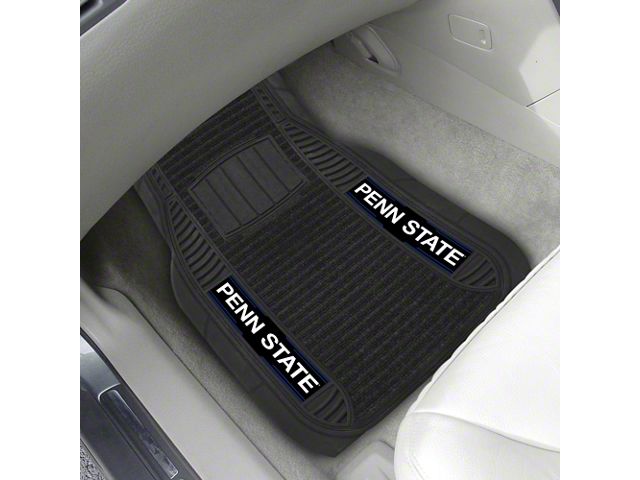 Molded Front Floor Mats with Penn State University Logo (Universal; Some Adaptation May Be Required)