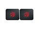 Molded Rear Floor Mats with Toronto Raptors Logo (Universal; Some Adaptation May Be Required)