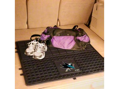 Molded Trunk Mat with San Jose Sharks Logo (Universal; Some Adaptation May Be Required)