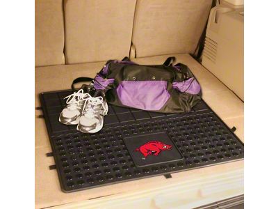 Molded Trunk Mat with University of Arkansas Logo (Universal; Some Adaptation May Be Required)