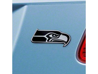 Seattle Seahawks Emblem; Chrome (Universal; Some Adaptation May Be Required)