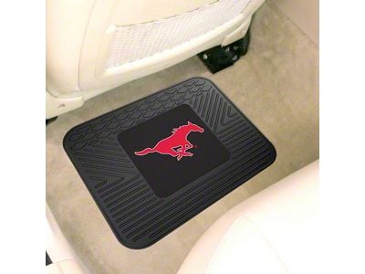 Utility Mat with SMU Logo; Black (Universal; Some Adaptation May Be Required)
