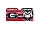 Windshield Sun Shade with University of Georgia Logo; Red (Universal; Some Adaptation May Be Required)