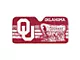 Windshield Sun Shade with University of Oklahoma Logo; Crimson (Universal; Some Adaptation May Be Required)