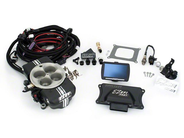 FAST EZ-EFI 2.0 Self Tuning Engine Control System; Carb-to-EFI In-Tank Pump Master Kit (83-85 5.0L Mustang)