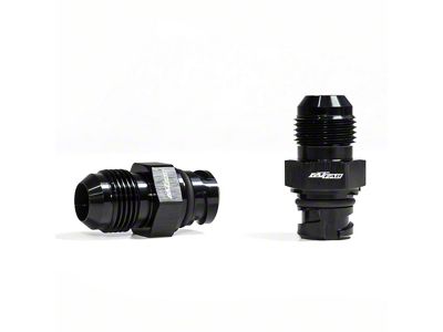 Fathouse Performance 10AN Valve Cover Fitting; Pair (11-25 Mustang GT, Dark Horse, GT350, GT500)