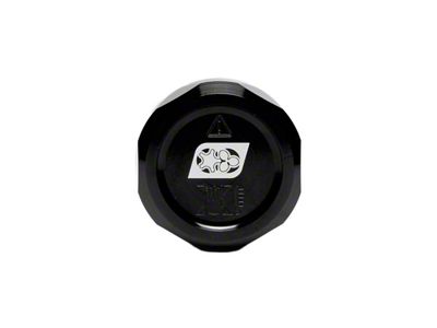 Fathouse Performance Billet Whipple Supercharger Coolant Reservoir Tank Cap; Anodized Black (15-25 Mustang w/ Whipple Supercharger)