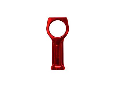 Fathouse Performance Billet Dipstick Handle; Red (15-24 Mustang)