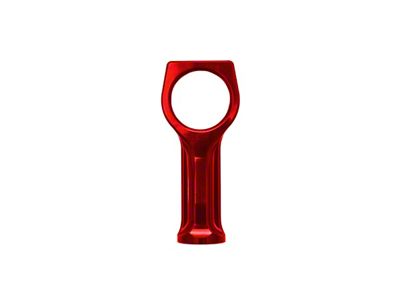 Fathouse Performance Billet Dipstick Handle; Red (15-25 Mustang)