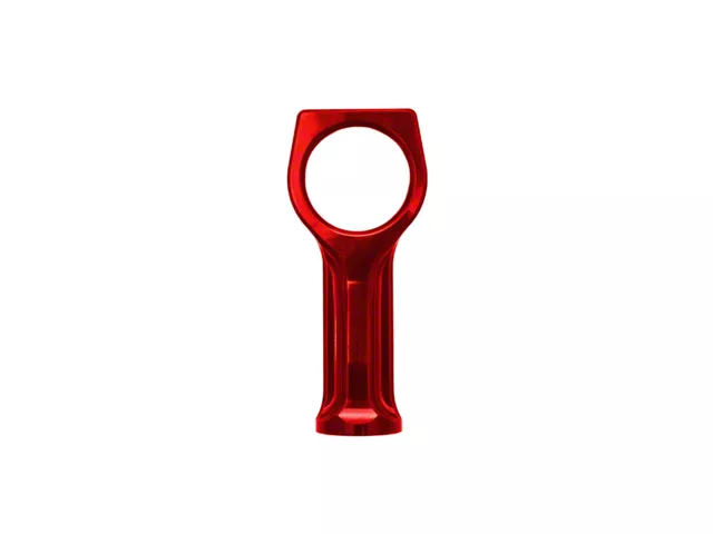 Fathouse Performance Billet Dipstick Handle; Red (15-24 Mustang)