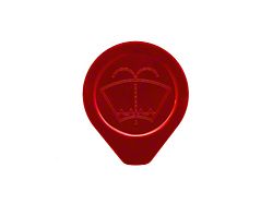 Fathouse Performance Billet Washer Fluid Reservoir Cap; Red (15-24 Mustang)