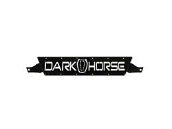 Fathouse Performance Radiator Plate with Dark Horse Lettering; Black (24-25 Mustang GT, Dark Horse)