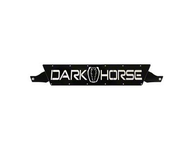 Fathouse Performance Radiator Plate with Dark Horse Lettering; Black (24-25 Mustang GT, Dark Horse)