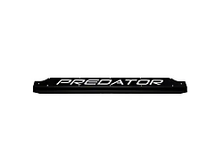 Fathouse Performance Radiator Plate with Predator Lettering; Black (15-17 Mustang; 18-22 Mustang GT350, GT500)