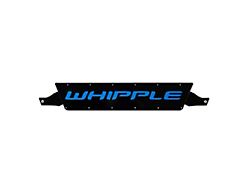 Fathouse Performance Radiator Plate with Whipple Lettering; Black (24-25 Mustang GT, Dark Horse)