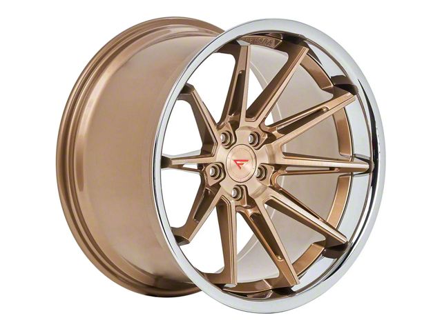 Ferrada Wheels CM2 Brushed Cobre with Chrome Lip Wheel; 20x9 (05-09 Mustang)