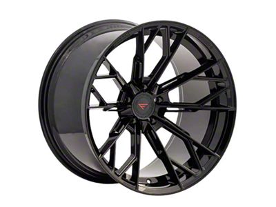 Ferrada Wheels F8-FR11 Obsidian Black Wheel; 20x10.5 (05-09 Mustang)