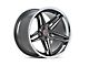 Ferrada Wheels CM1 Matte Graphite with Chrome Lip Wheel; 20x9 (06-10 RWD Charger)
