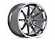 Ferrada Wheels CM2 Matte Graphite with Chrome Lip Wheel; 22x9.5 (06-10 RWD Charger)